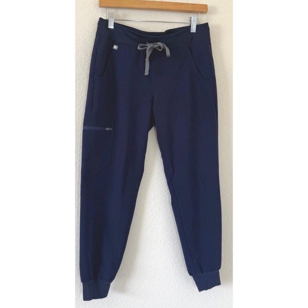 FIGS Zamora Jogger Scrub Pants Navy Technical Collection XS Petite W18SW2005P